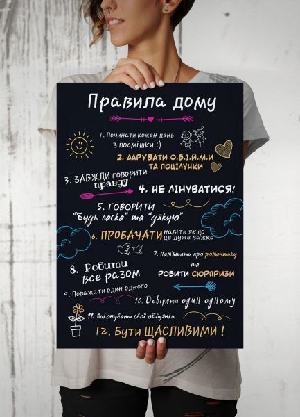 Постер Правила дома А2