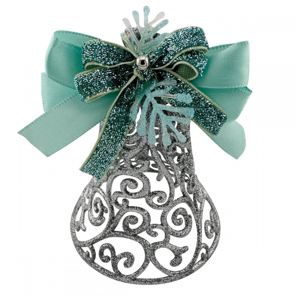 Декорация новогодняя MIS LT Колокольчик ажурный 10 см в ассортименте