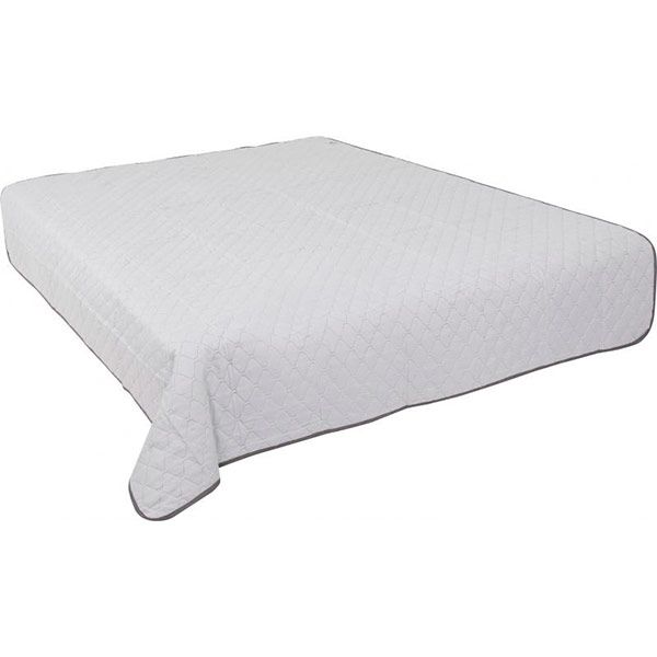 Покривало Underprice світло-сірий/темно-сірий 220x240 см