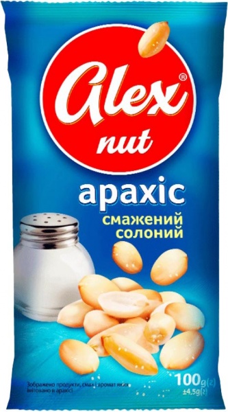 Арахис ТМ Alex жареный соленый