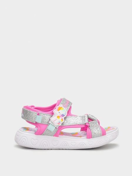 Сандалі Skechers 314885L PKMT р.35 сріблястий