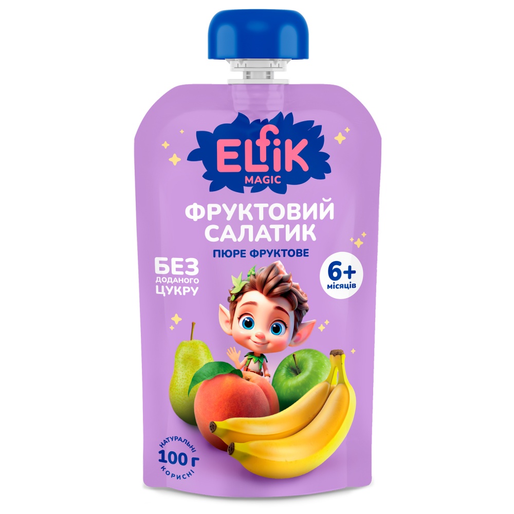 Пюре фруктове Elfik Фруктовий салатик Magic