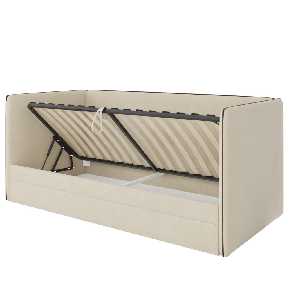 Кровать с подъемным механизмом SOFYNO MONO Donna Light 11 90x200 см бежевый