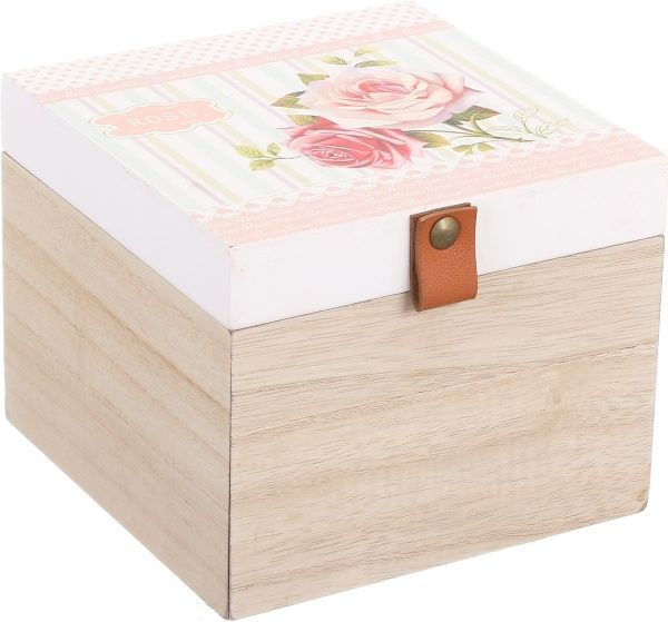 Короб для хранения Розочка 15,5х14,8х12 см
