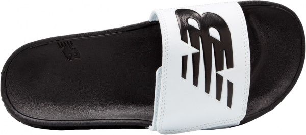 Шльопанці New Balance SWA200W1 р. 7 чорний із білим