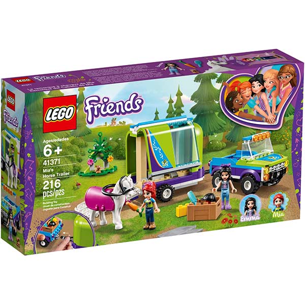 Конструктор LEGO Friends Фургон для коня Мії 41371