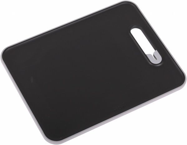 Доска разделочная Slice&Sharpen с точилкой 37*28 см черная пластик 01000217 Joseph Joseph