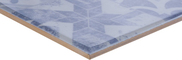 Плитка InterCerama Copper білий декофон 23*50 /244 061-1 23x50 