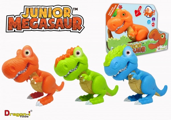 Игрушка Dragon-I Джуниор Мегазавр T-Rex рычащий и кусающий в ассортименте 80079 