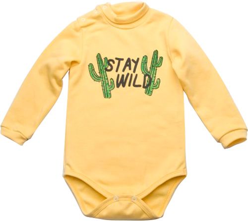 Боди детское Модний Карапуз 302-00022-1 р.86 желтый 