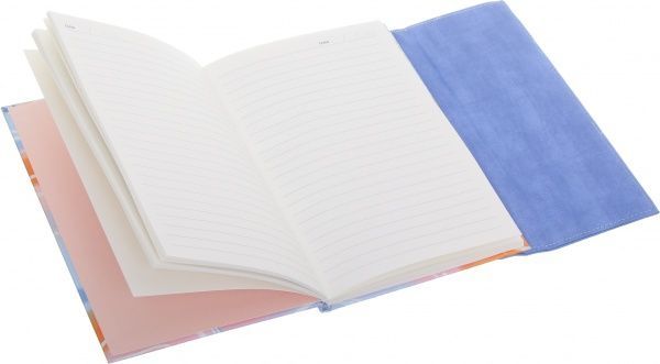 Книга для нотаток Блакитний мармур А5 80 аркушів