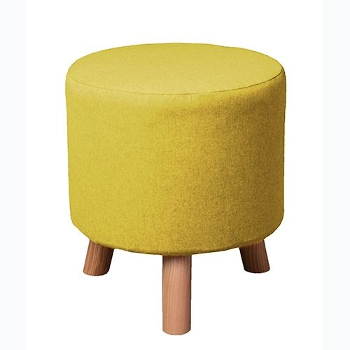 Пуф Марбет Burro Wood 3N Malaga №14 горчичный 