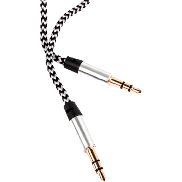 Кабель Ultra Cable 3.5 мм 1 м UC74-0100 black+white