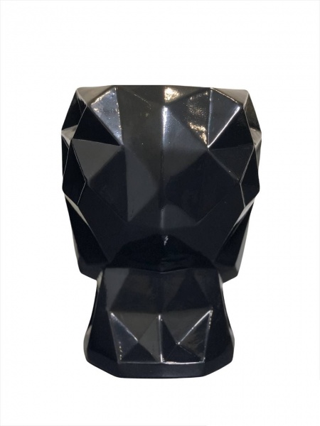 Ваза керамическая Nana ceramics Кай 28 см черный глянец 