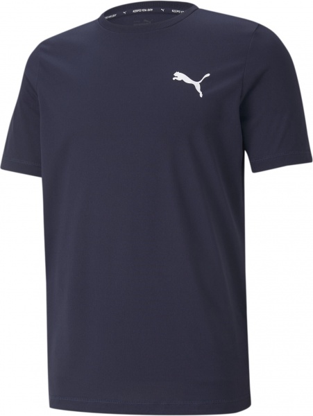 Футболка Puma ACTIVE SMALL LOGO TEE PEACOAT 58672506 р.XS синій