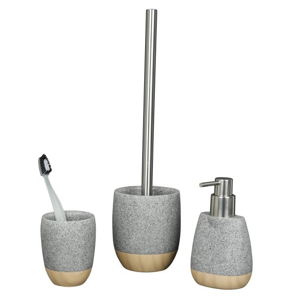 Дозатор для рідкого мила Axentia Rome 140 мл сірий/бежевий 135846