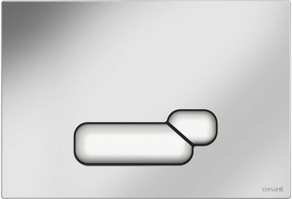 Кнопка смыва Cersanit Actis матовый хром S97-016