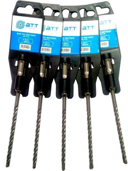 Набор буров A.T.T. SDS-plus 6x160 мм 0884051