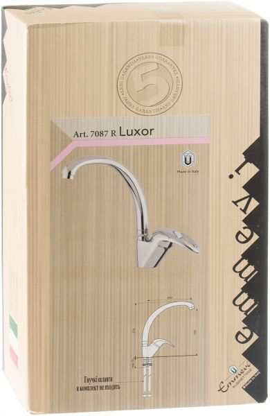 Смеситель для кухни Emmevi Rubinetterie Luxor U 7087R