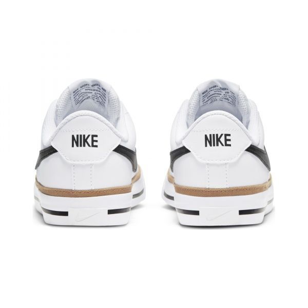 Кроссовки Nike Court Legacy DA5380-102 р.US 4,5Y черно-белый