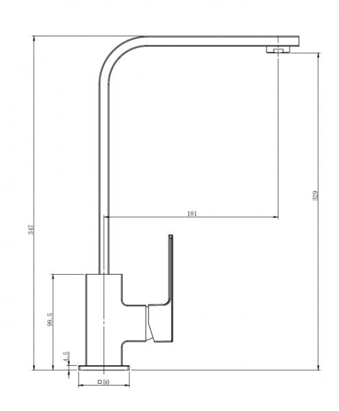 Смеситель для кухни Mixxen Manhattan MXBZ0500TI