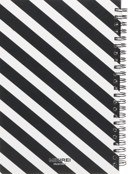 Блокнот Черно-белый ананас 14,5х21 см Mikirei