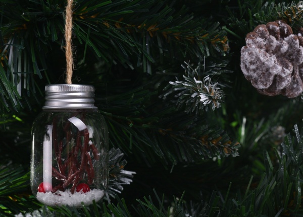 Ялинкова іграшка у формі банки 40х40х65 мм ABR800320 