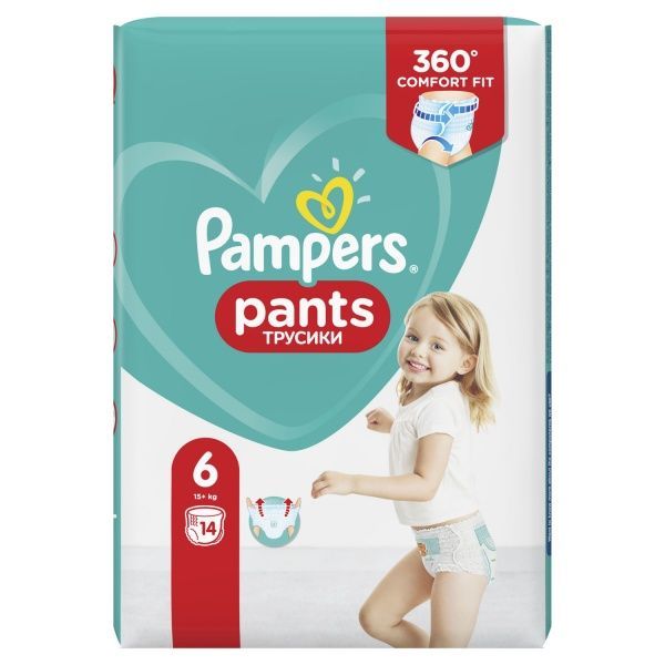 Підгузки-трусики Pampers Pants Extra Large 6 15+ кг 14 шт.
