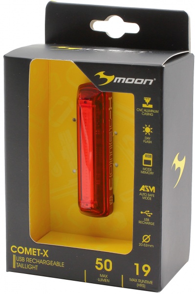 Фонарь велосипедный Moon 220456-RB задний