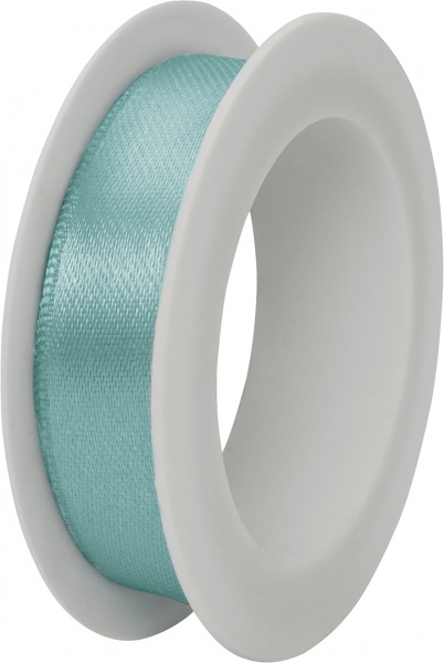 Стрічка декоративна STEWO Satin spool turquoise 1,5 см 3 м бірюзовий 