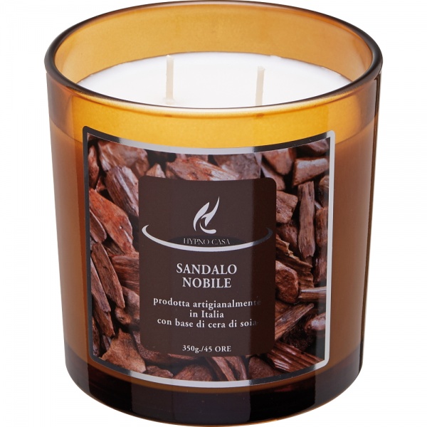 Свеча ароматическая Hypno Casa SANDALO NOBILE 350г 