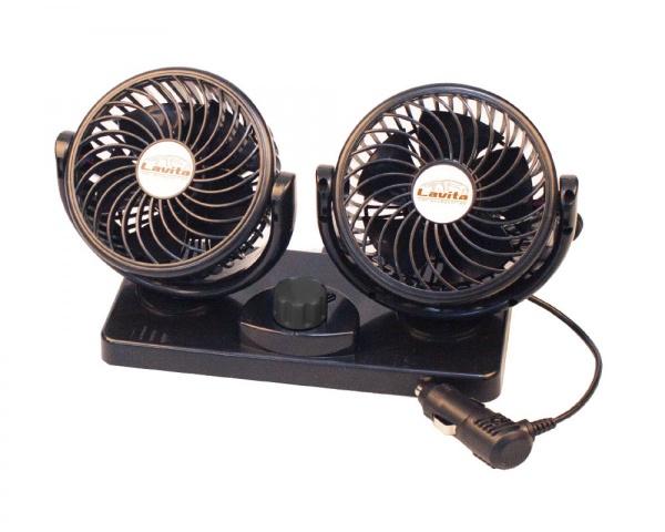 Вентилятор автомобильный двойной диаметр 4