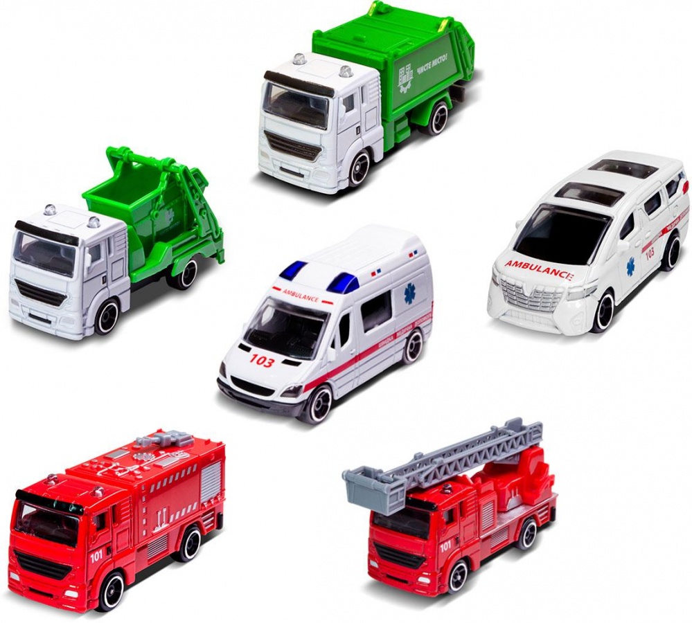 Міні-модель TechnoDrive 1:64 Міська служба в асортименті 250421CG