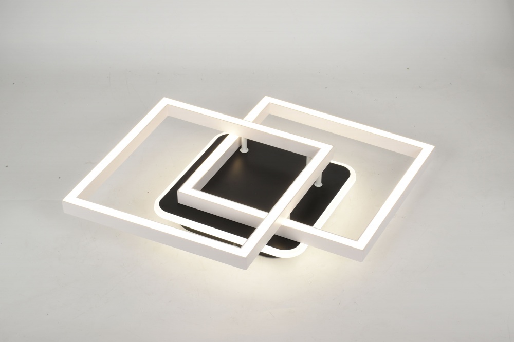 Люстра потолочная Sensio LED TOLEDO S445 6930Lm 3000-6000K 63 Вт черный/белый