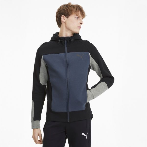 Джемпер Puma EVOSTRIPE Hooded Jacket 58148643 р. S темно-синий