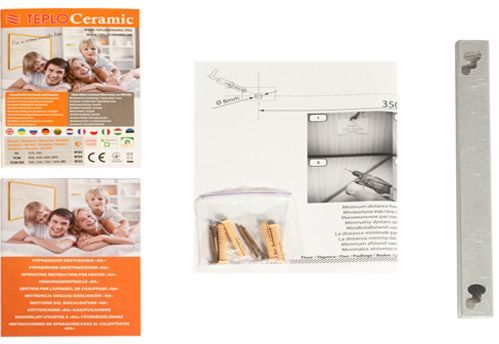 Панель керамическая отопительная Teploceramic ТСМ RA 550 49103