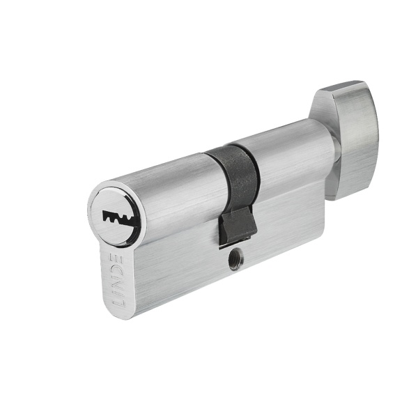 Цилиндр Linde A6P30/30T MC 30x30 ключ-вороток 60 мм матовый хром