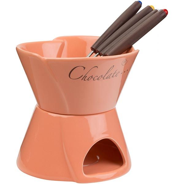 Набор для фондю Twist персиковый