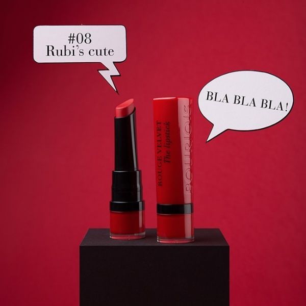 Помада губная Bourjois Rouge Edition Velvet №08 Rubi’s Cute 2,4 г