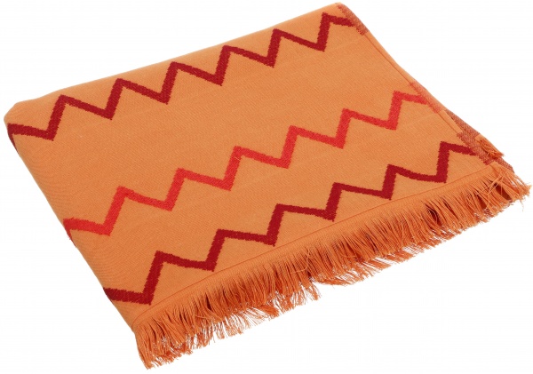 Рушник пляжний ZIGZAG 80x180 см помаранчевий Homeline 