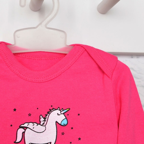 Боди для девочки Blanka Единорожка р.74 розовый 12834 