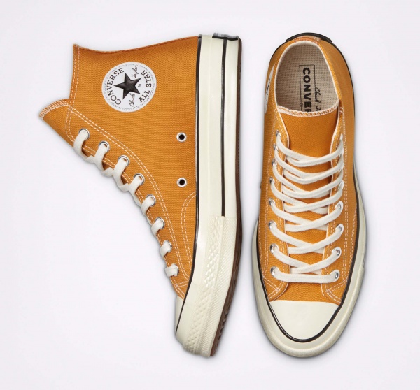 Кеды Converse CHUCK 70 CANVAS 162054C р.39,5 желтый