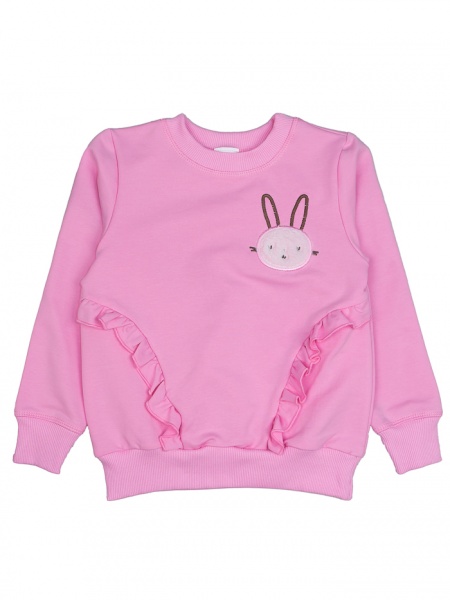 Світшот для дівчинки Luna Kids Зайченя р.98 ніжно-рожевий 