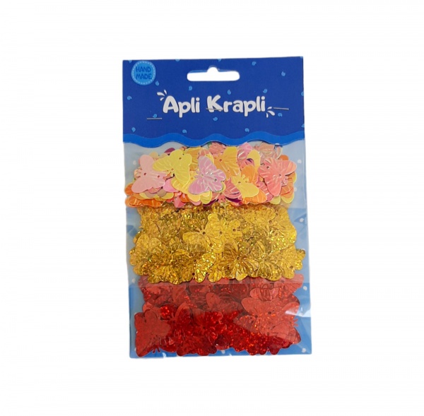 Набор паеток бабочки 3 цвета АпліКраплі