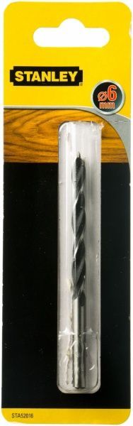 Сверло по дереву Stanley 66x100 мм 6 мм STA52016
