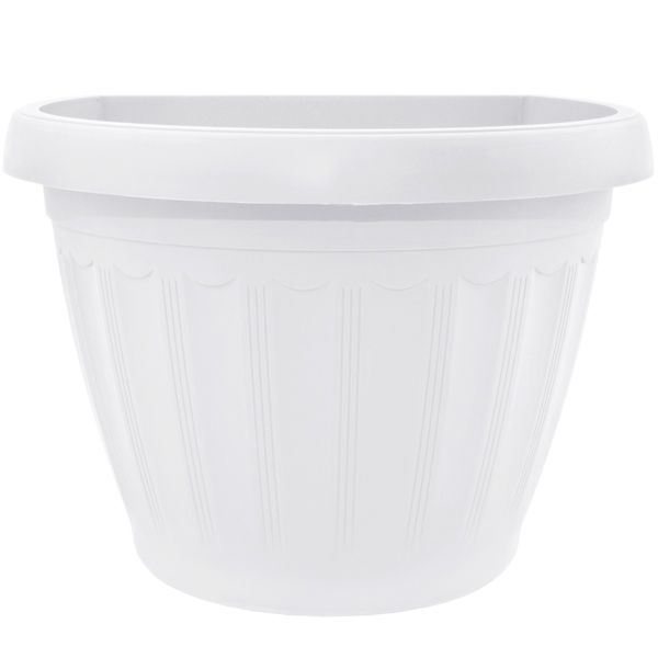 Горшок Терра настенный 27x19.5 см белый