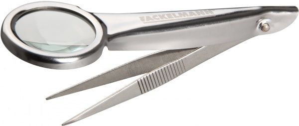 Лупа с пинцетом Fackelmann 9,5 см 60321