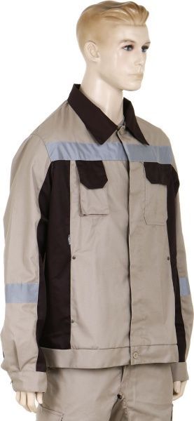 Куртка робоча Торнадо Дакар (5-6) р. 44-46 бежевий із коричневим