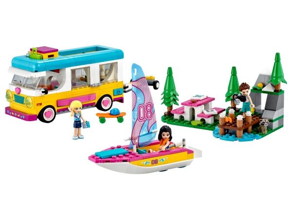 Конструктор LEGO Friends Лісовий будинок на колесах і яхта 41681