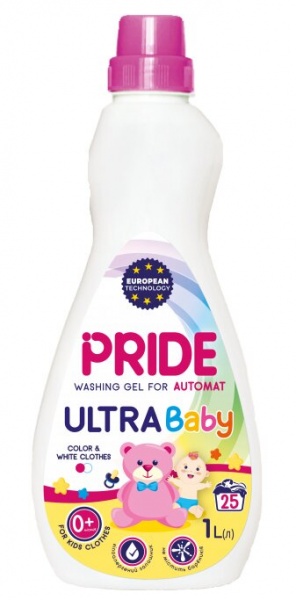Гель для машинного та ручного прання Pride Ultra Baby 1 л 